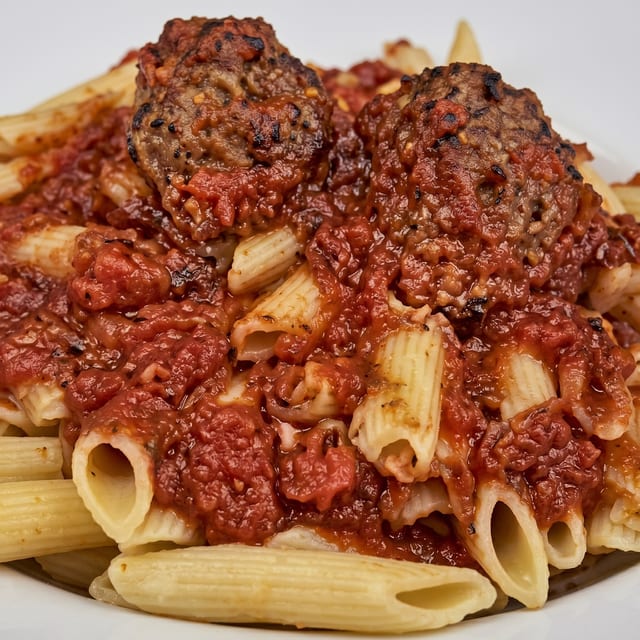 Pasta With Marinara Sauce.